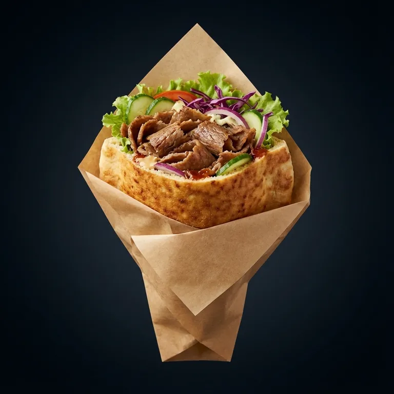 Golden Pita Pocket Döner